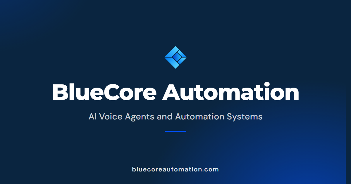 AI Automation Agency & AI Voice Agents | BlueCore Automation